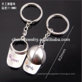 cheap customize baseball cap keychain men and women couple keychain small gift key chain YSK001